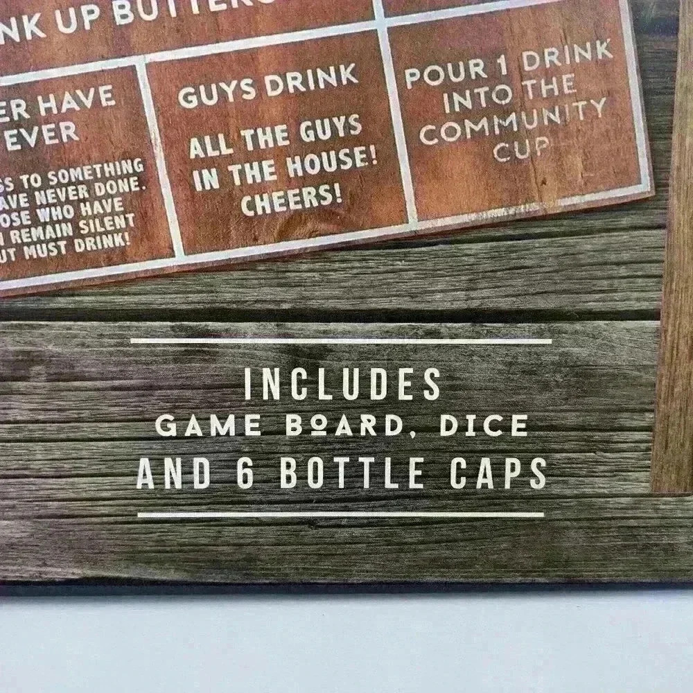 NEW Hammer Axe Wooden Drinkopoly Beer Board Party Game Adult Drinking Board Game - Picture 4 of 4